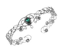 Garneck Couronne de roi en alliage, accessoire pour cheveux de mariage, style tiara, bandeau réglable, motif de vigne ajourée, pour hommes adultes, fêtes à thème