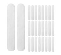 Garneck Coussinets Anti-Transpiration pour Col de Chemise et Chapeau, Autocollants Absorbants Jetables, Blancs, 100 Pièces, Non-Tissés, pour Usage Quotidien