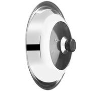 Garneck Couvercle de Poêle en Acier Inoxydable 34 CM Antiadhésif et Résistant à la Chaleur Joint Hermétique pour Économie D’Énergie Couvercle de Casserole Pratique et Compatible