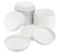 Garneck Couvercles en Papier Jetables 100 Pcs 75 CM Blancs Étanches et Anti-Déversement pour Gobelets à Cappuccino Thé Smoothies - Usage Unique Recyclables Adaptés Hôtels