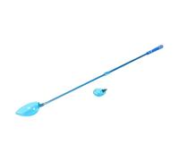 Garneck Cuillère à Appâts de Pêche Bleue Télescopique Mini 9 Sections | Design Compact Léger, pour Sorties de Pêche en Plein Air, Alliage D’aluminium et Silicone, Débutants et Garçon et Filles