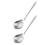 Garneck Cuillère Écumoire Acier Inoxydable Passoire Multifonction pour Friture et Égouttage Ustensile de Cuisine Résistant Corrosion pour Filtrer Aliments et Huiles