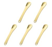 Garneck Cuillères en Alliage de Zinc Mini Bâtonnets de Massage Anti-rides Lot de 5 Pratique pour Maquillage et Application Propre pour Crème Visage et Yeux