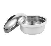 Garneck Cuiseur Vapeur Multifonction pour Micro-ondes en Acier Inoxydable Poignées Plastiques, Panier Vapeur Compact pour Légumes, Riz et Brioches, Ustensile la Cuisine Sain et Pratique