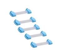 Garneck de Sécurité pour Garçon et Lot de 5 Verrouillage Long Protection Anti-Accident Plastique pour Tiroirs et Placards Installation Facile