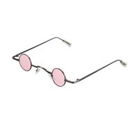 Garneck de Soleil Rondes Petites Cadre Punk Rétro Unisexe pour Fête Plage Décoration Mode Hippie Femme Homme
