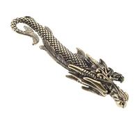 Garneck Décapsuleur de Bouteille Laiton Vintage Dragon Poisson Porte Clés Multifonctionnel Ouvre Bouteille Pratique pour Bières Accessoire Décoratif Chinois pour Bar et Maison