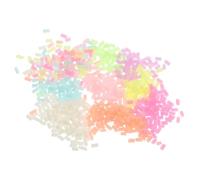 Garneck Décorations en Pâte Polymère Phosphorescente 9 Sachets Couleurs Variées Petites Billes pour Loisirs Créatifs DIY Embellissements Polyvalents Accessoires Personnalisés