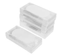 Garneck Désodorisant Frigo au Charbon Actif Blanc, Lot de 4pcs pour Réfrigérateurs, Absorbeur D'odeurs et Facile à Transporter pour Garder L'air Frais