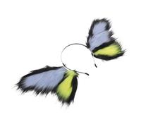 Garneck Diadème Fluffy avec Oreilles Accessoire de Coiffure pour Femmes Fête Animaux Fantaisie pour Halloween et Cosplay