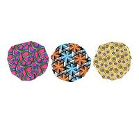 Garneck Différentes Couleurs en Satin 3 Pièces pour Garçon et Filles Couvre Toute la Tête, Réglable, Forme Ronde Sommeil Confort