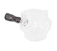 Garneck Distributeur de Thé Verre Épais Chaleur Grand Doseur à Thé avec Bec Verseur Accessoire pour Maison Bureau et Design Naturel Grain Martelé