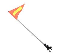Garneck Drapeau 153x28cm de Sécurité pour Kayak en Polyester Léger avec Support en Acier Inoxydable Visibilité Renforcée pour Voyage et Pêche en Petite Embarcation