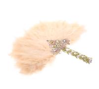 Garneck Élégant Éventail À Main avec Strass pour Mariage pour Événements en Plein Air Spectacle sur Scène pour Mme