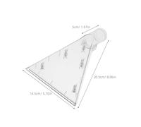 Garneck Embout D’Aspirateur 32 MM Transparent pour Aspiration D’Eau Accessoire de Nettoyage pour Tapis et Tissus D’Ameublement Compatible Aspirateurs Embout D’Extraction Liquide