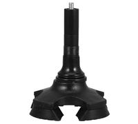 Garneck Embout de Canne Antidérapant Rotatif 360° en Alliage D'aluminium et Plastique, Protection Solide pour Bâton de Randonnée, Canne ou Béquille, Coussinet Amortisseur pour Usage