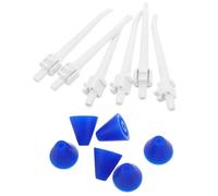 Garneck Embout de rechange pour irrigateur nasal manuel 6 pièces, conseils de remplacement pour lavage nasal, bleu, réutilisable, réduit l’inconfort de l’oreille, pour enfants et adultes