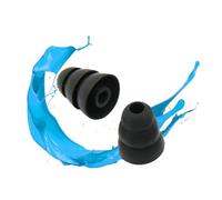 Garneck Embouts Auriculaires Silicone Coussinets de Remplacement Souples Compatibles Écouteurs Intra Auriculaires Isolation Sonore et Confort Noir