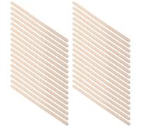 Garneck Ensemble 100 Bâtonnets Cire Bois 140X6X2Mm pour Épilation Visage et Corps Spatules Épaisses pour Mélanger et Appliquer Cire Adaptés aux Professionnels et Particuliers