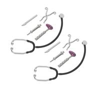 Garneck Ensemble De 2 Accessoires D'hôpital pour Maison De Poupée : Mini Stéthoscope, Outils d'entretien, Kit De Jardin Miniature pour Décoration De Maison, Accessoires Miniatures