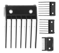 Garneck Ensemble de 4 Guides de Coupe pour Tondeuses en Acier Inoxydable et Abs Verrouillage à Boucle, Conçu pour Salons et Usage Professionnel