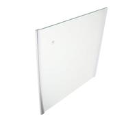 Garneck Étagère en Verre Trempé pour Réfrigérateur 300 X 290 MM Séparateur de Plateau Double Bord Sécurisée Étagère de Remplacement pour Congélateur et Organisation Cuisine