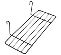 Garneck Étagère Métallique pour Oiseaux Noir en Fer, Design Unique, Construction Robuste, Facile à Installer, pour Décoration Murale et Support pour Perroquet