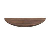 Garneck Étagères Flottantes Demi-Rondes en Bois Rustique 27 CM Support Cadre Résistant pour Rangement d'Objets Quotidiens sans Percer Salon la Cuisine Bureau