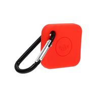 Garneck Étui de Protection Silicone Léger pour Traceur Intelligent 4ème Génération Housse Fine Porte-clés Compatible Accessoire Anti-Rayures et Facile à Nettoyer Rouge