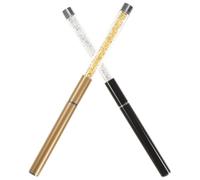 Garneck Extensions de Cils 2pcs Brosse à Sourcils en Fibre Portable pour Usage Professionnel Domicile, Outil pour Peigner et Soigner Cils