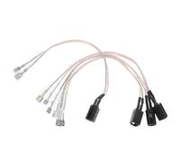 Garneck Faisceau de Câbles pour Haut-Parleurs de Portière Voiture Adaptateur Plug-and-Play 4 Pièces Installation sans Dégâts Compatible Système Audio Auto Connecteur Haut-Parleur