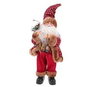 Garneck Figurine Père Noël Dessin Animé pour Décorer Bureau Noël Statuette Attrape Œil comme Ornement