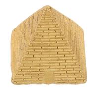 Garneck Figurine Pyramide Égyptienne Miniaturisée Résine Robuste pour Bureau et Décoration de Maison Ornement Micro-Paysage Souvenir pour Amateurs Histoire et Culture Ancienne