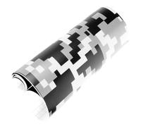 Garneck Film Vinyle Camouflage Auto Adhésif pour Carrosserie Pose Facile DIY Design Graffiti Noir et Blanc Autocollant Voiture Personnalisé Dommage