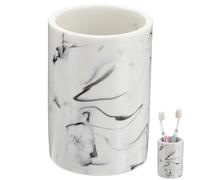 Garneck Gobelet Salle de Bain Compact Matériau Tasse Rince Bouche Stable à Fond Plat pour Brossage des Dents à ou Blanc