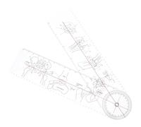 Garneck Goniomètre Orthopédique Transparent 360° pour Mesure Précise de L’Angle Articulaire Genou et Coude, Instrument Médical de Rééducation et Physiothérapie, Outil de Mesure