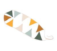 Garneck Guirlande de Fanions Triangulaires en Coton Bannière Décorative pour Fête d'Anniversaire Chambre d'Garçon et Filles Couleur Vert Pastel 1 Pièce Décoration Suspendue