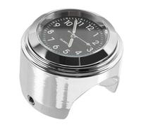Garneck Horloge Guidon Alliage Aluminium Étanche avec Thermomètre et Protection Poussière Montre pour Guidon de et Précise