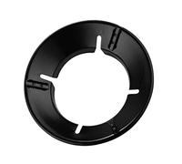 Garneck Housse De Poêle à Gaz à Économie D'énergie, Support Antidérapant En Fer Noir Écologique 4 Trous, Accessoire Cuisson Domestique, Résistant à La Chaleur, Cuisine Familiale