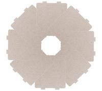 Garneck Housse De Pour Four À - 8 Pièces Flocons De Mica Pour Feuilles Alimentaires Accessoires De Remplacement Pour Four