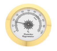 Garneck Hygromètre Hygromètre Hygromètre Numérique Hygromètre Pour Bocaux Mason Accessoires Accessoires Pour Cave À Hygromètre Pour Armoire Hygromètre En Métal Abs Doré