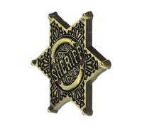 Garneck Insigne Décoratif Hexagonal En Alliage Vintage, Broche à Épingle, Badge Cosplay Pour Adulte, Accessoire Costume Fête, Pin Rétro Forme Étoile Hexagramme