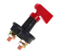 Garneck Interrupteur De Coupure D'alimentation Batterie 4 Trous Poignée Caoutchouc Pour Voiture Camping-car Bateau Usage Moteur Véhicule Sécurité