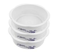 Garneck Jardinière De Lotus Ronde en Plastique 3 Pièces Étanche sans Trou Pot Hydroponique pour Fleurs Aquatiques Décoration Intérieure Et Extérieure Petit Modèle