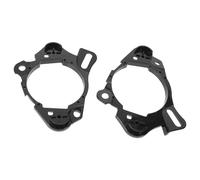 Garneck Joint d’étanchéité pour haut-parleur de porte véhicule 2020-2023 entretoise audio plastique bague de montage ronde plate pour système audio automobile installation rapide lot