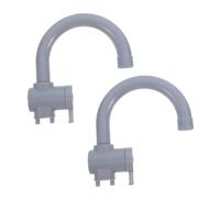 Garneck Jouet de Robinet Cuisine en Plastique pour Garçon et Filles 2 Pièces Accessoires de Jeu de Rôle Simulation Réaliste Utilisation Intérieure et Extérieure Divertissement Créatif