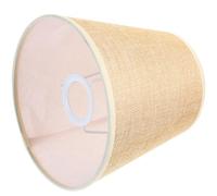 Garneck -jour Cylindrique Stabilité Renforcée en Tissu Lin Beige E27 et Création D'une Atmosphère Chaleureuse pour Lampe de Table pour Bureau ou Salle D'étude