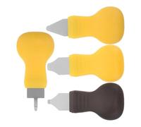 Garneck Kit de 4 Outils D'ouverture de Boîtier de Montre en Plastique, Ouvre-boîtier Arrière à Trois Mâchoires, Ensemble de Réparation Horlogère pour Entretien et Remplacement de Pile