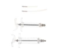 Garneck Kit de Nourrissage pour Oisillons Perroquet 10ml et 30ml en Acier Inoxydable et Plastique, Accessoires pour Cages à Oiseaux Malades