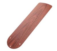 Garneck Kit de Pales de Remplacement pour Ventilateur de Plafond en Plastique Marron, Design Grain de Bois Noyer, Installation Facile, Léger, pour Chambres et Salles à Manger
